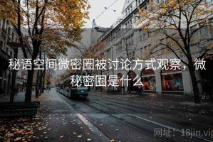 秘语空间微密圈被讨论方式观察，微秘密圈是什么