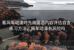 看风车动漫时先做匿名内容评估自查：练习方法，风车动漫有风险吗
