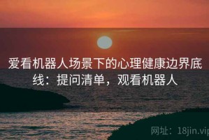 爱看机器人场景下的心理健康边界底线：提问清单，观看机器人