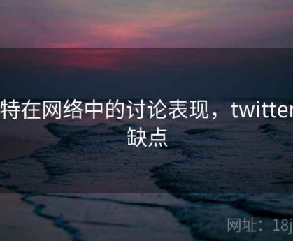 推特在网络中的讨论表现，twitter的缺点