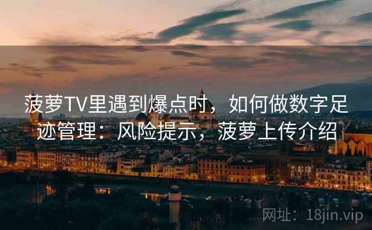 菠萝TV里遇到爆点时，如何做数字足迹管理：风险提示，菠萝上传介绍